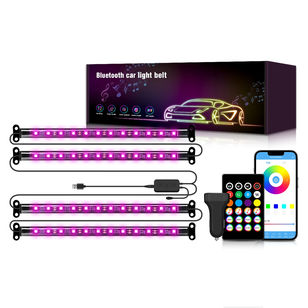 HCP014- Bluetooth Car Ambient Light