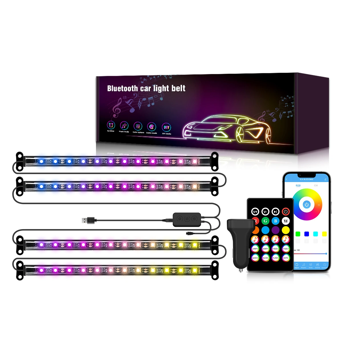 HCP014- Bluetooth Car Ambient Light