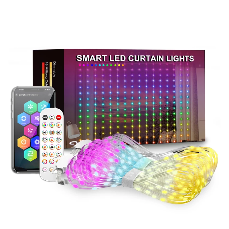 HCP039 DIY LEATHER CORDCURTAIN LIGHT STRING